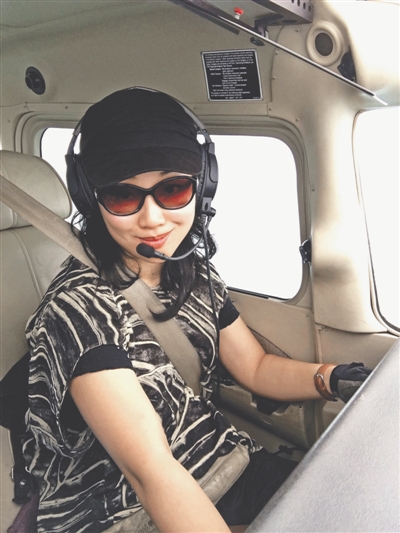 Chinese woman plans to travel around the world by piloting a plane