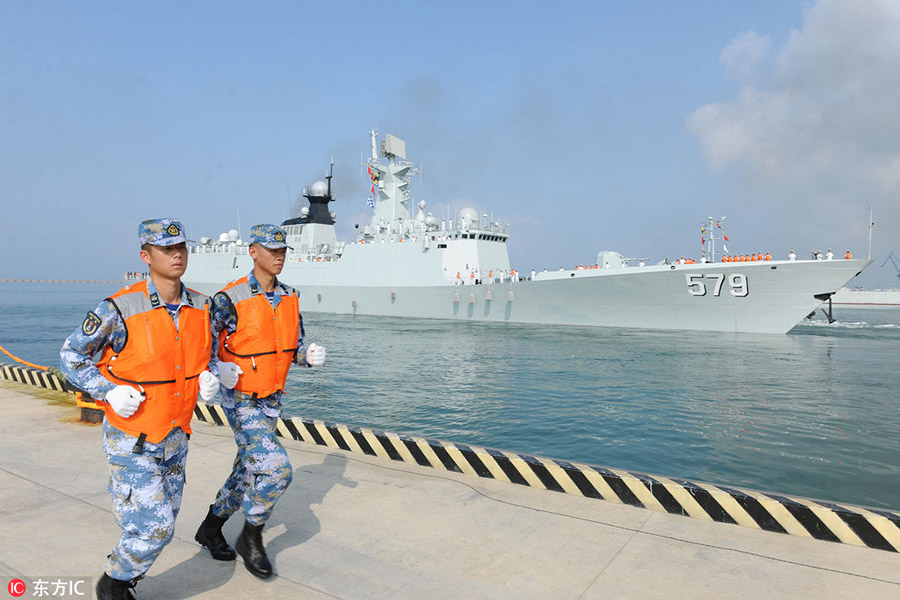 24th Chinese navy convoy departs for Gulf of Aden