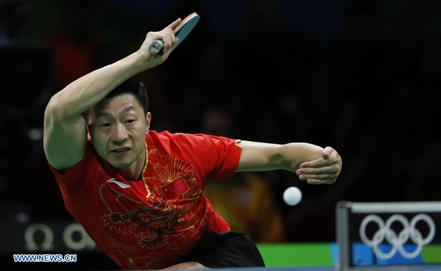 Ma Long wins gold medal in men's singles table tennis