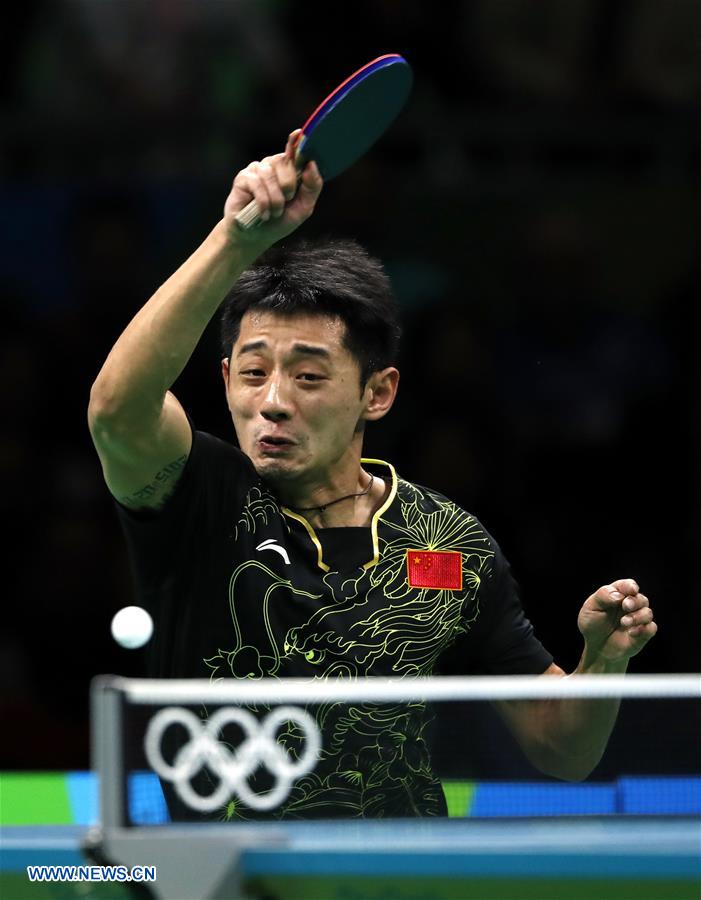 Ma Long wins gold medal in men's singles table tennis