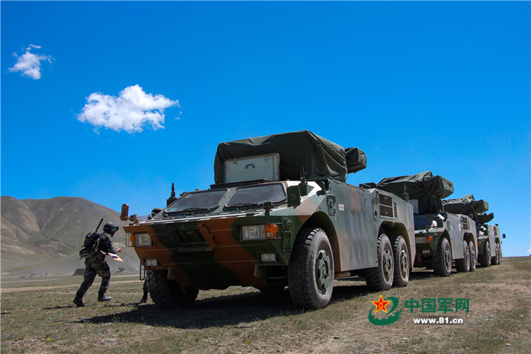 Ground and air combat confrontation drill held in northwest China