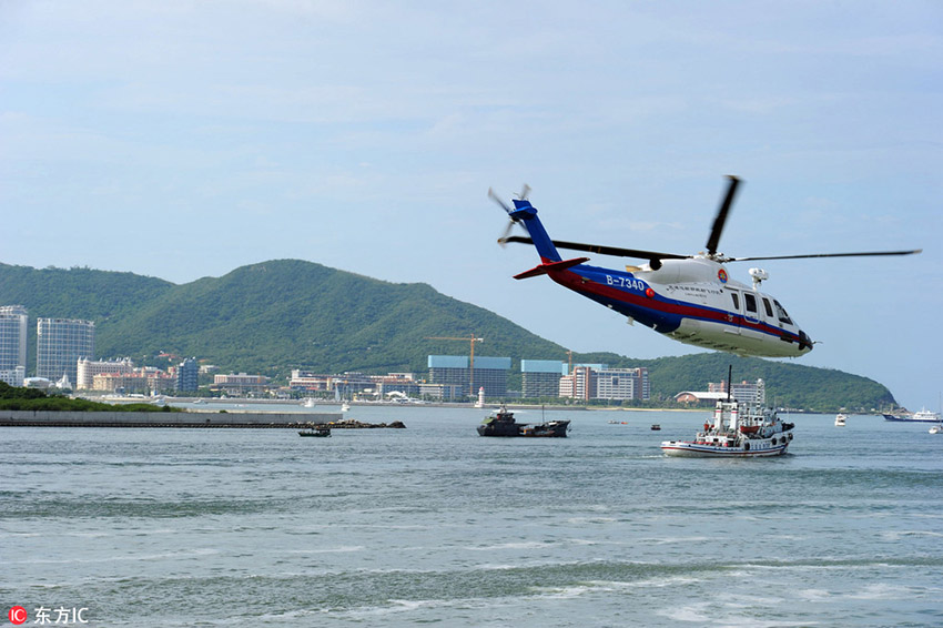 Integrated rescue drill held in Hainan