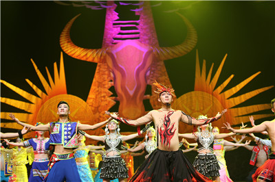 Ethnic song and dance program God-blessed Pu'er staged in Beijing and Shanghai