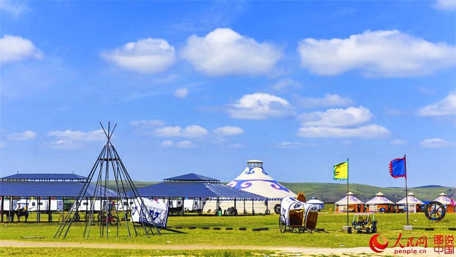 Summertime beauty of Hulun Buir grassland