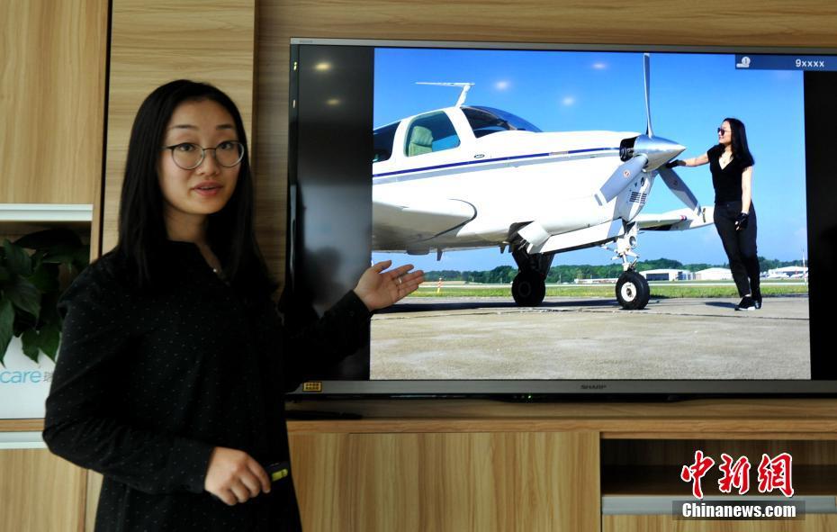 Chinese woman completes first half of flight around world, makes stop in home province