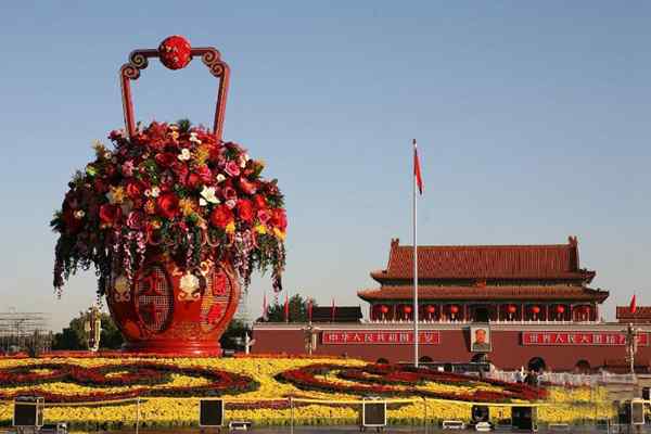 Flowerbed to be erected at Tiananmen Square in advance of National Day