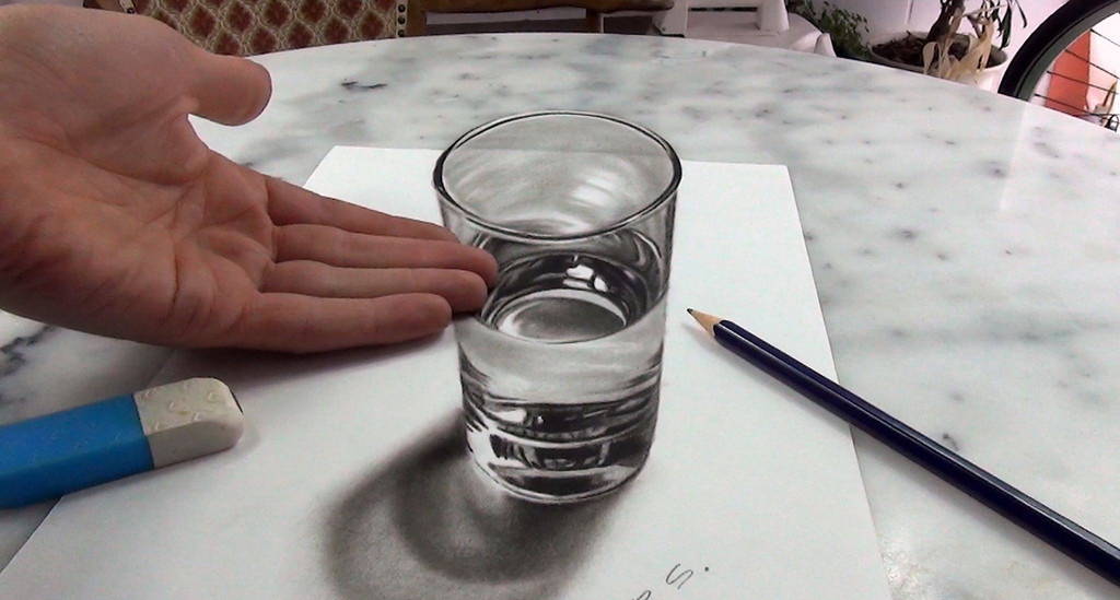 Artist brings pictures to life with 3-D painting