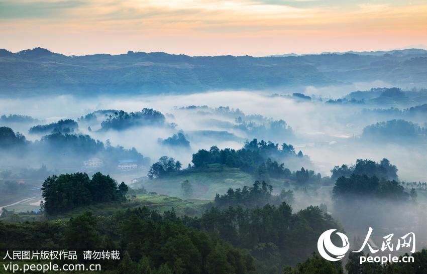 Chongqing, shrouded in mist