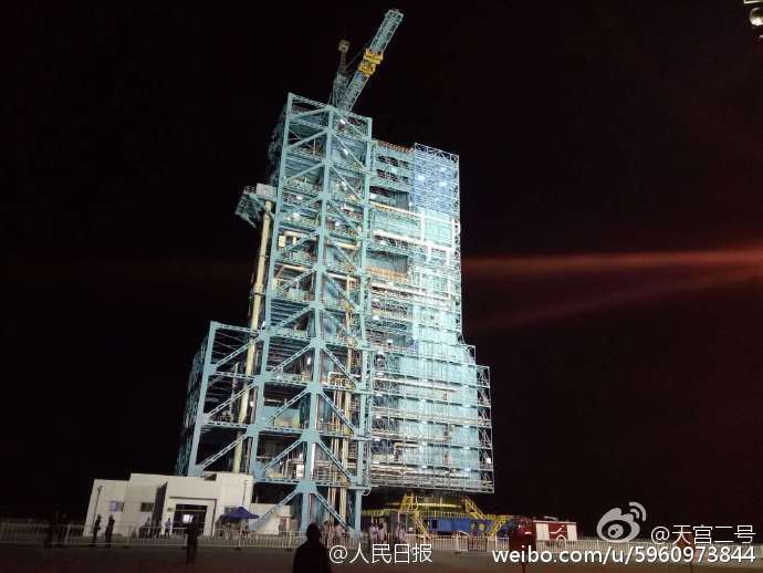 China to launch Tiangong-2 space lab on Sept. 15