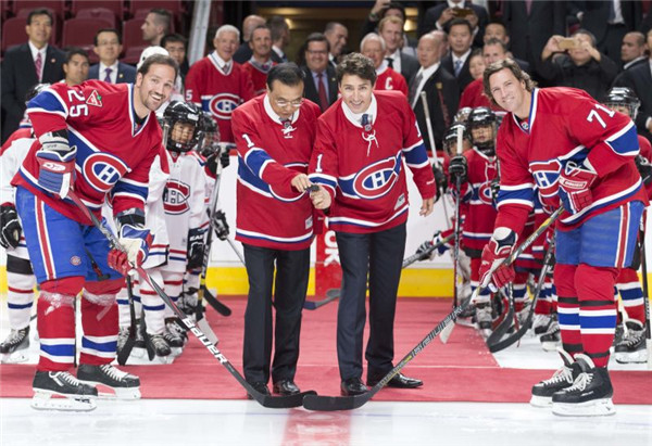 Montreal Canadiens host Trudeau, Premier Li for hockey game