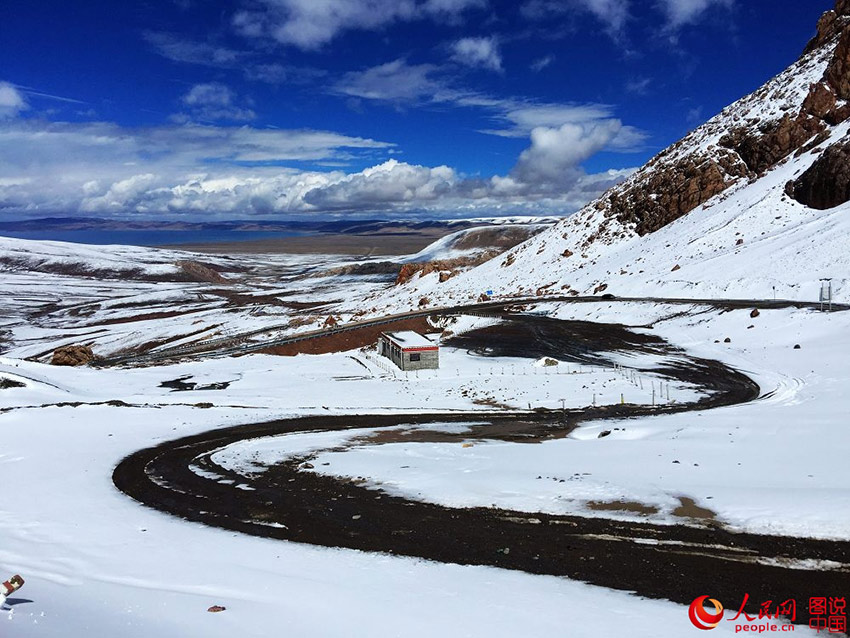 Beautiful scenery of Namtso Lake