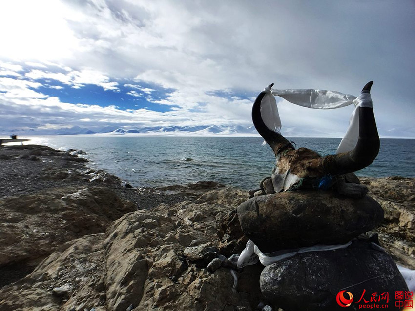 Beautiful scenery of Namtso Lake