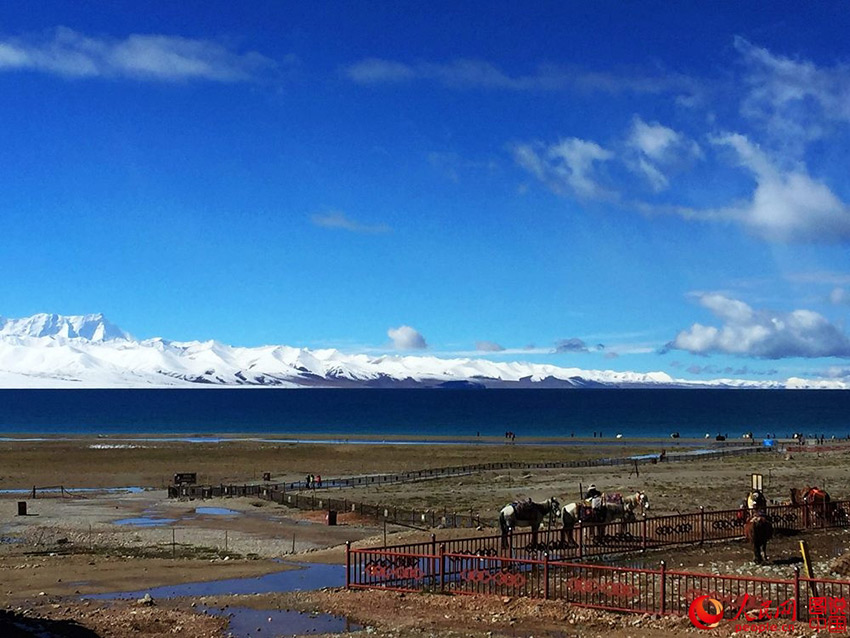 Beautiful scenery of Namtso Lake