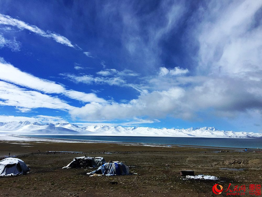 Beautiful scenery of Namtso Lake