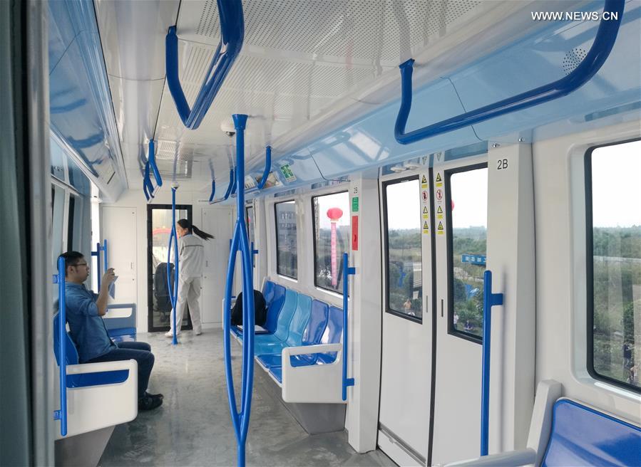 China's first suspension railway completes test run