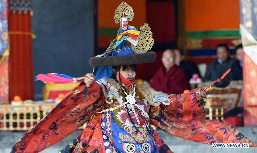 CHINA-TIBET-SORCERER'S DANCE (CN) 