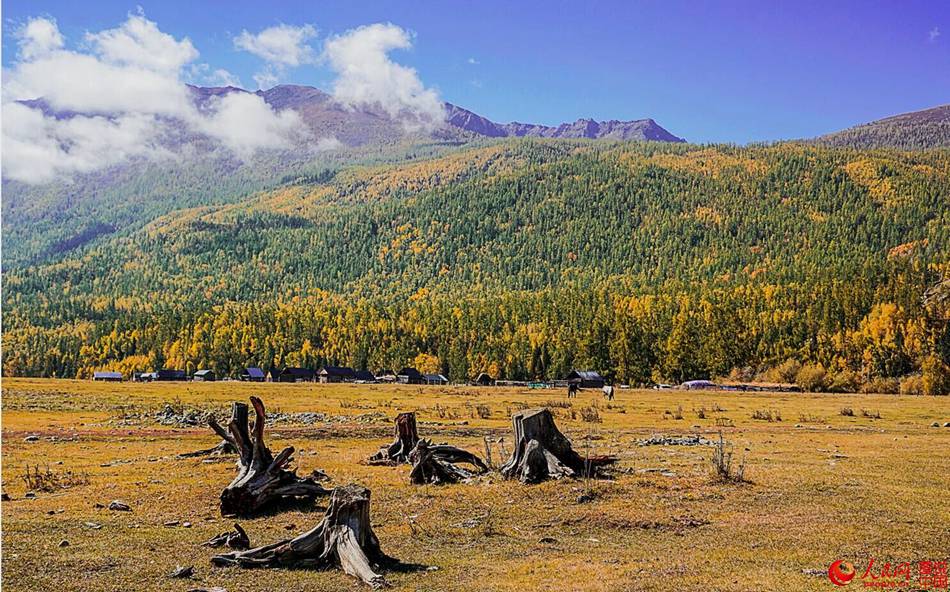 Autumn in Xinjiang's Hemu Village