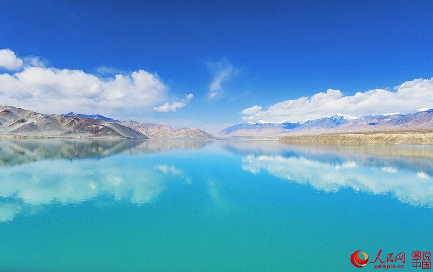 Scenery of Baisha Lake on Pamirs Plateau