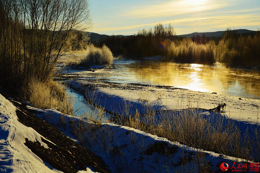 Morning frost in northeastern China