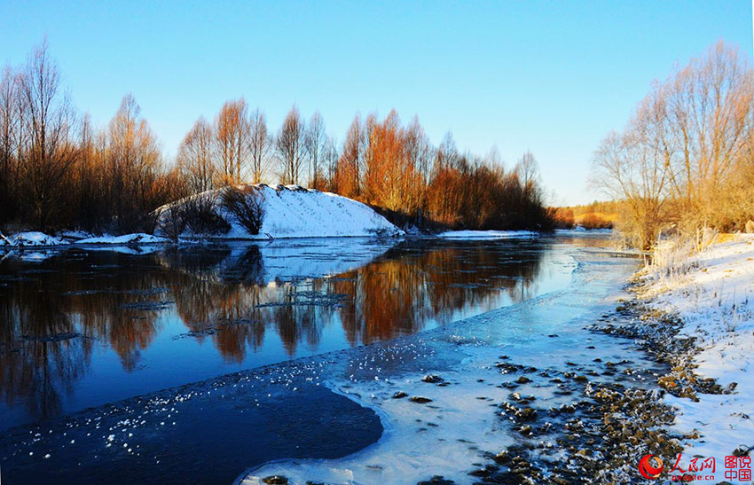 Morning frost in northeastern China