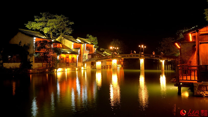 Idyllic scenery of Wuzhen 'water town'