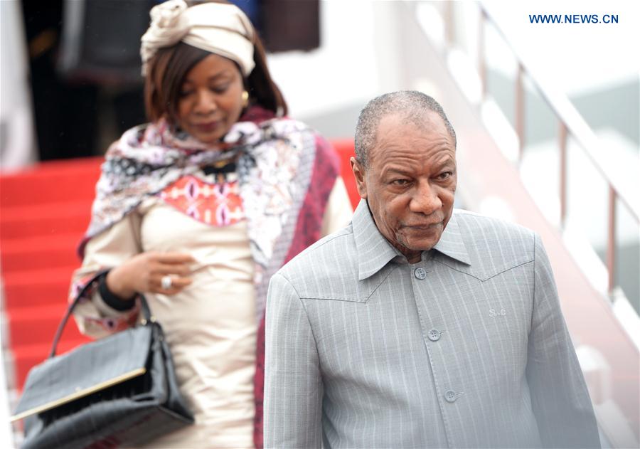 Guinea president arrives in Xi'an, kicking off state visit to China