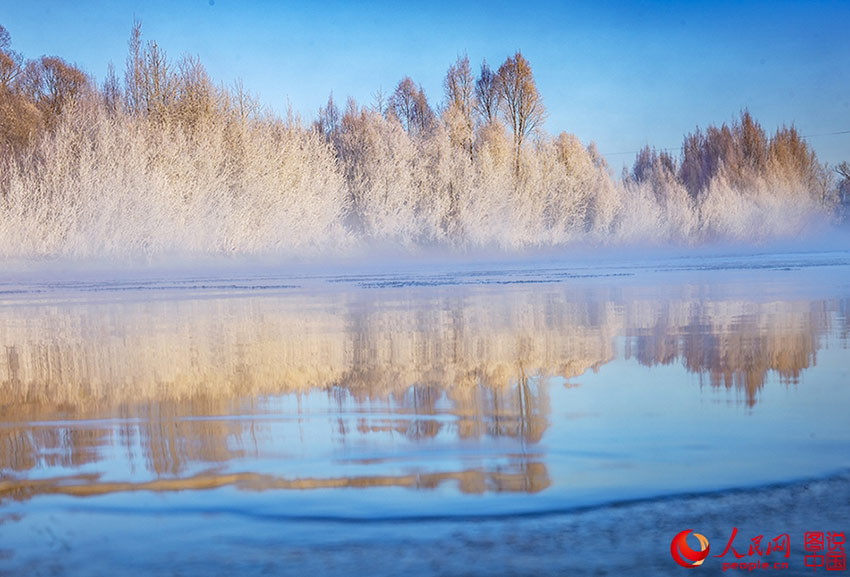 Winter scenery of Duobukur River