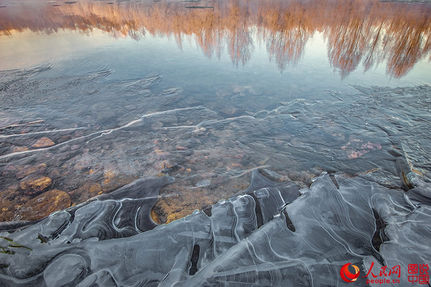 Winter scenery of Duobukur River