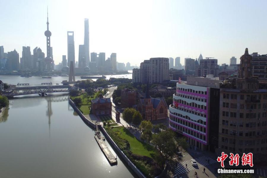 'Strawberry cake' building seen in Shanghai 