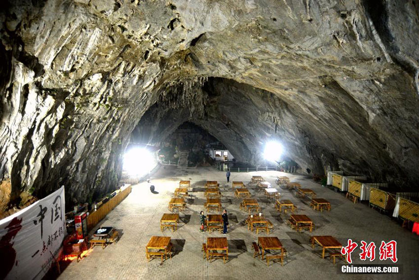 Villager establishes 'cave restaurant'