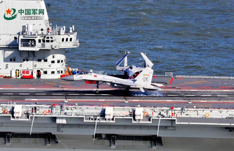 Newly released! China's Liaoning aircraft carrier in training