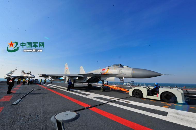 Newly released! China's Liaoning aircraft carrier in training