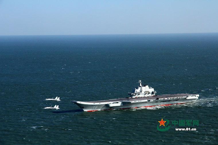 Newly released! China's Liaoning aircraft carrier in training