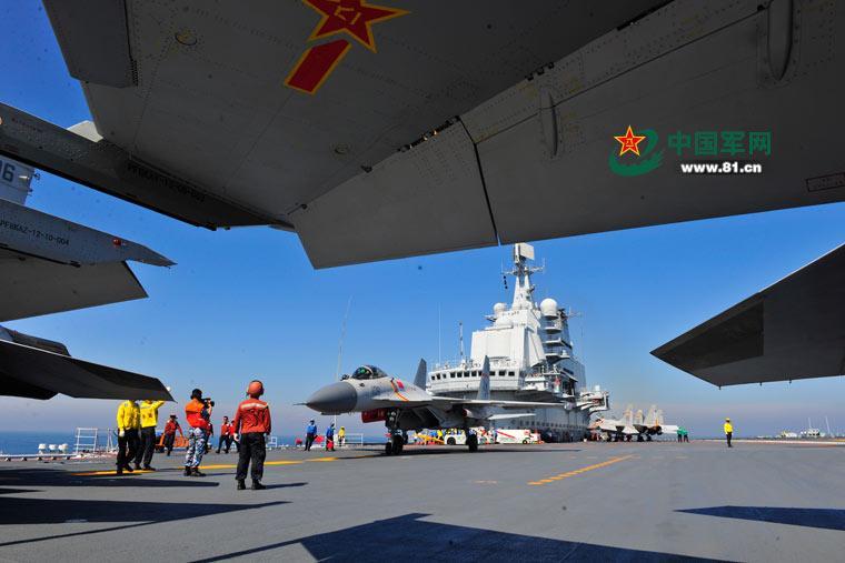 Newly released! China's Liaoning aircraft carrier in training