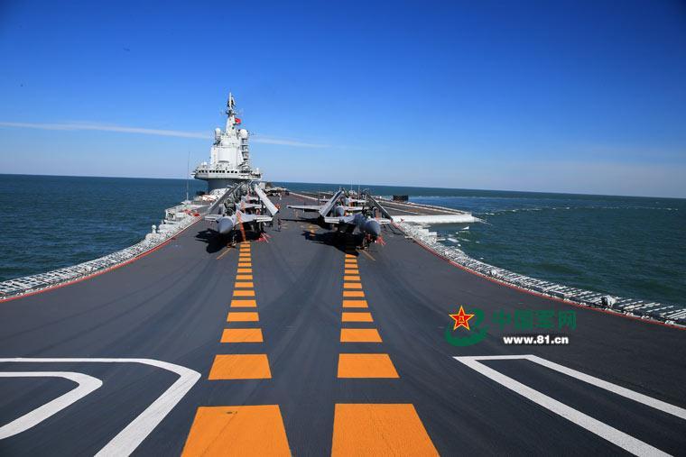 Newly released! China's Liaoning aircraft carrier in training