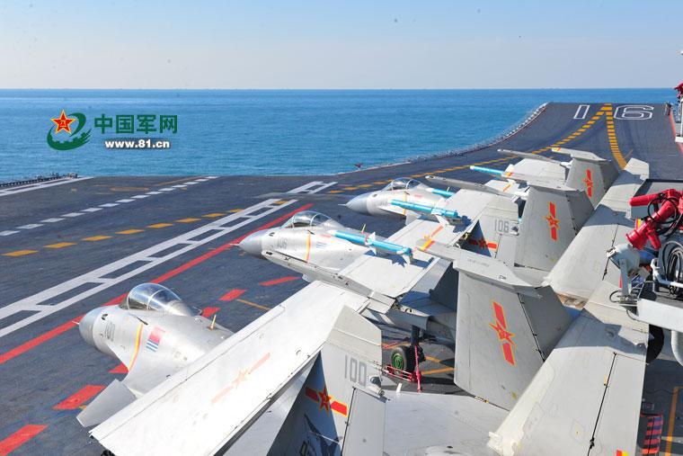 Newly released! China's Liaoning aircraft carrier in training