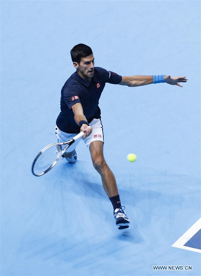 (SP)BRITAIN-LONDON-TENNIS-ATP FINAL-DJOKOVIC VS GOFFIN