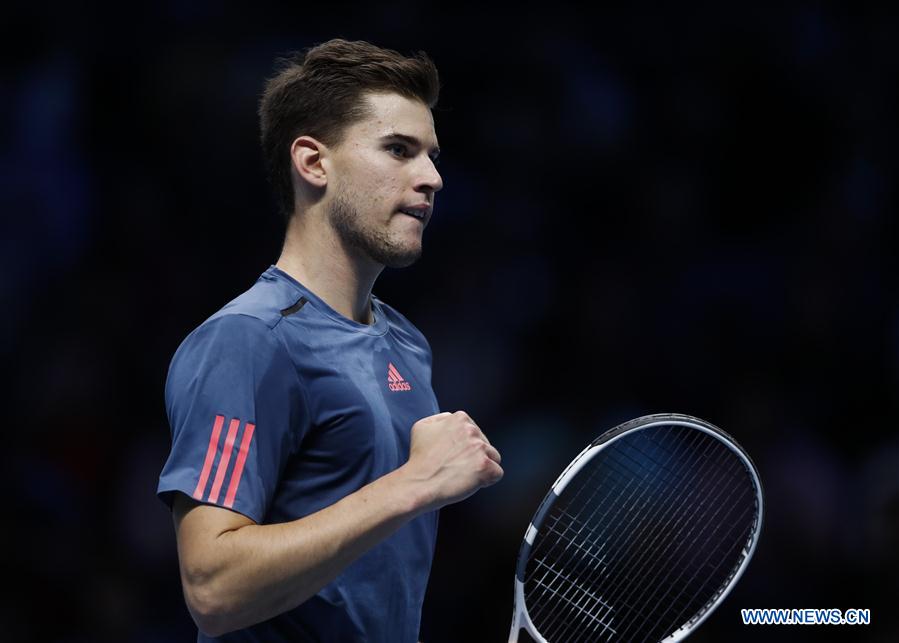 (SP)BRITAIN-LONDON-TENNIS-ATP FINAL-THIEM VS RAONIC