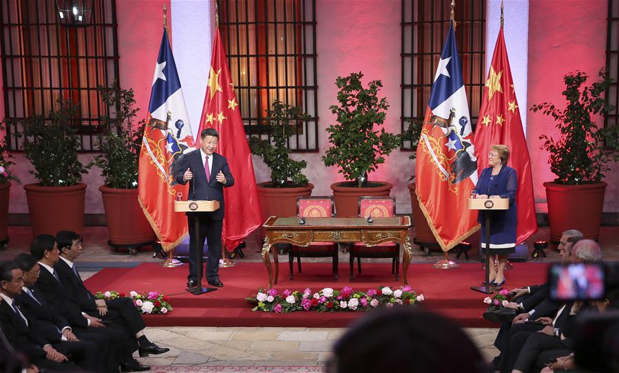 China, Chile lift ties to comprehensive strategic partnership