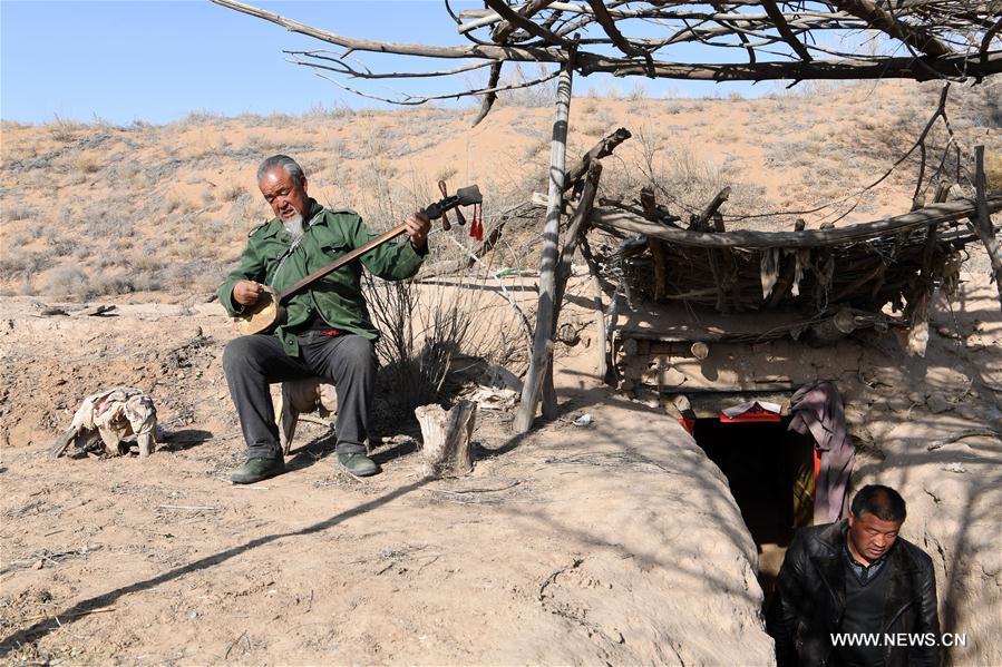 CHINA-GANSU-BATTLE AGAINST DESERTIFICATION (CN)