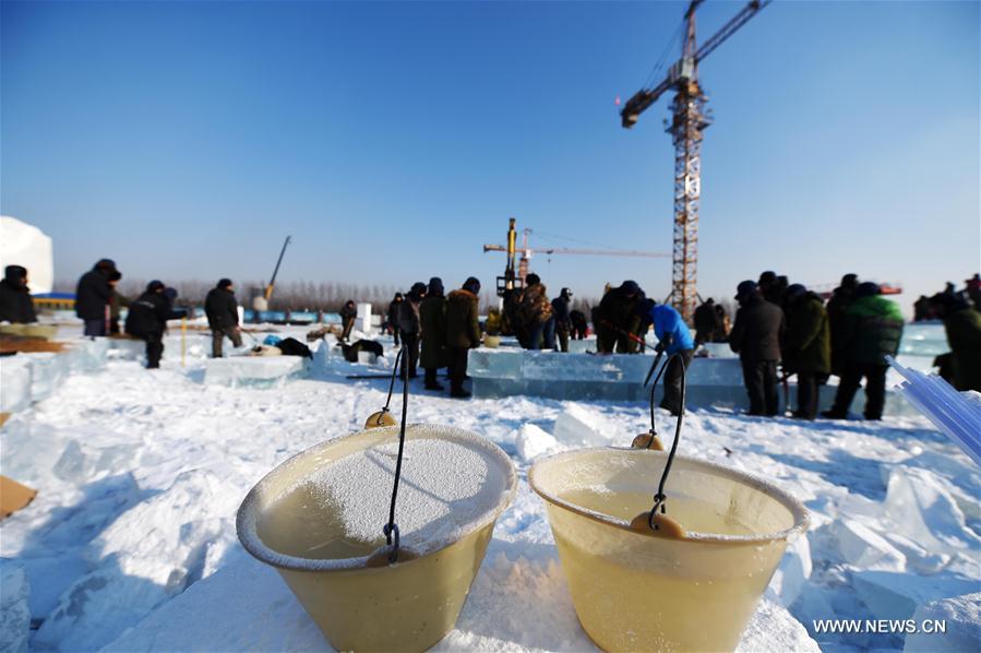 The Harbin 2017 Ice-Snow World would be open for trial operation later this month.