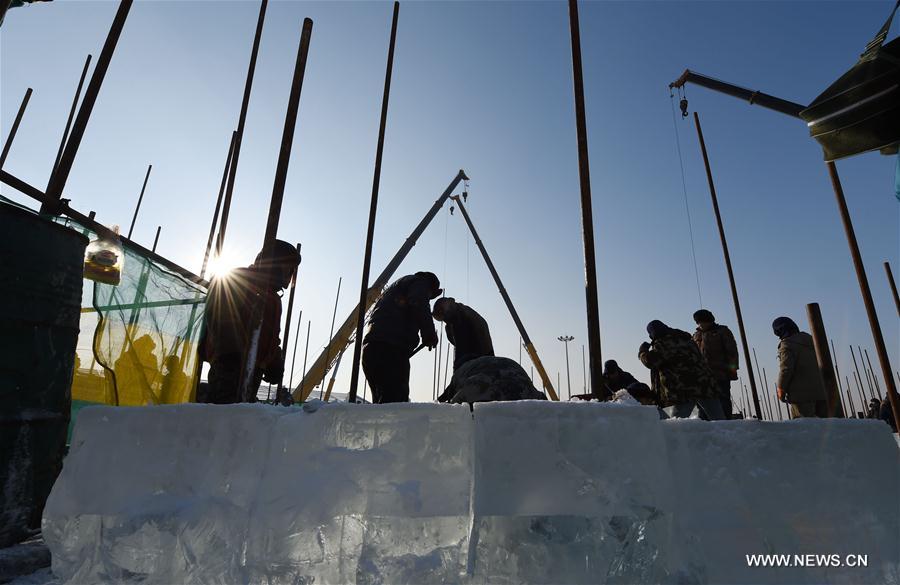 The Harbin 2017 Ice-Snow World would be open for trial operation later this month.