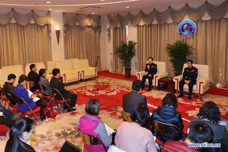 Chinese astronauts meet the press after space mission