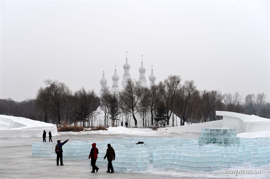 CHINA-HARBIN-SNOW SCULPTURE-ART EXPO (CN)