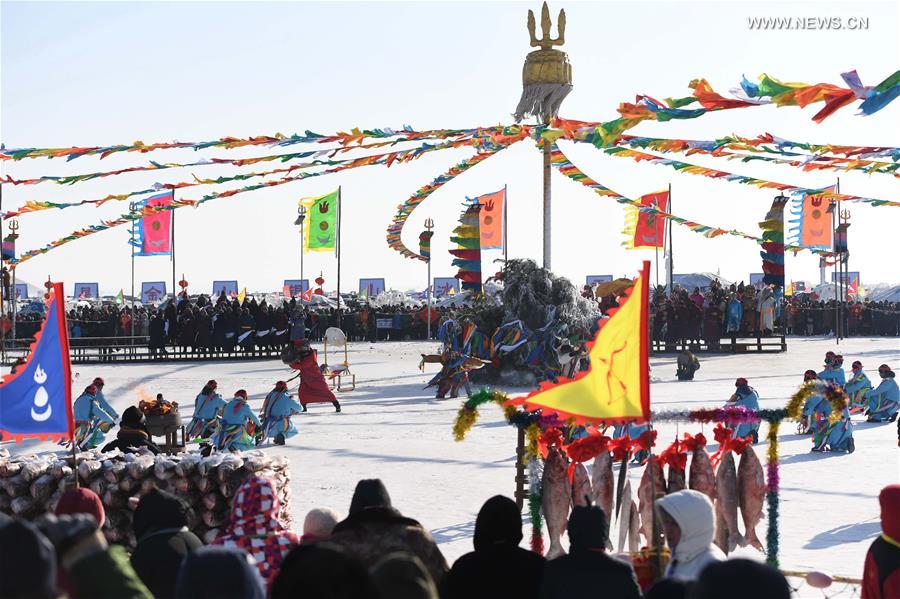 CHINA-JILIN-CHAGAN LAKE-WINTER FISHING (CN)