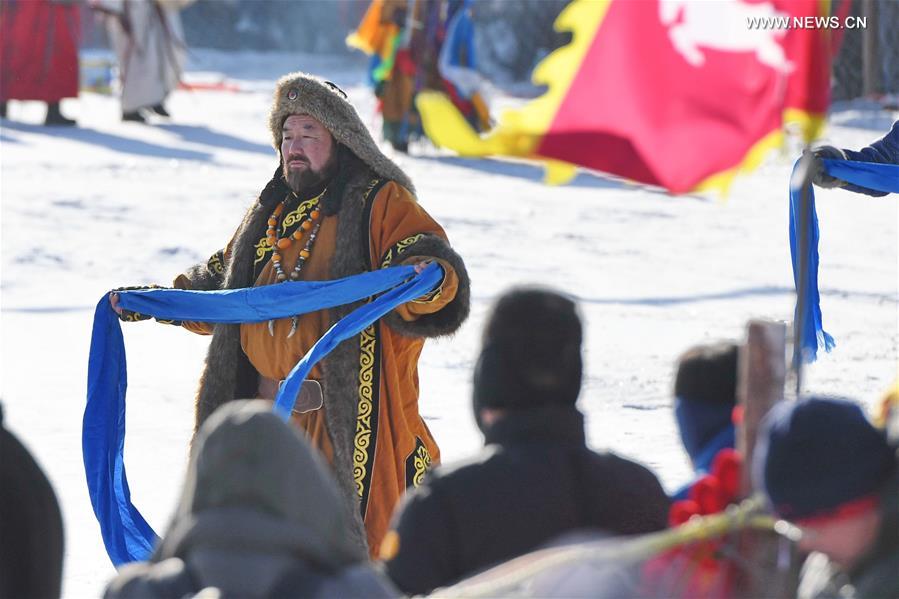 CHINA-JILIN-CHAGAN LAKE-WINTER FISHING (CN)