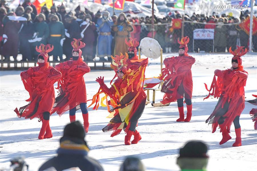 CHINA-JILIN-CHAGAN LAKE-WINTER FISHING (CN)