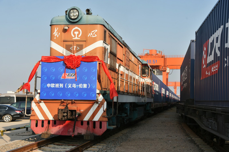 China Railway Express makes small item freight delivery from Yiwu to London