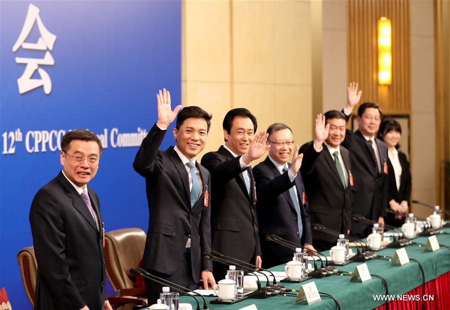 CPPCC members attend press conference on benefiting society and people