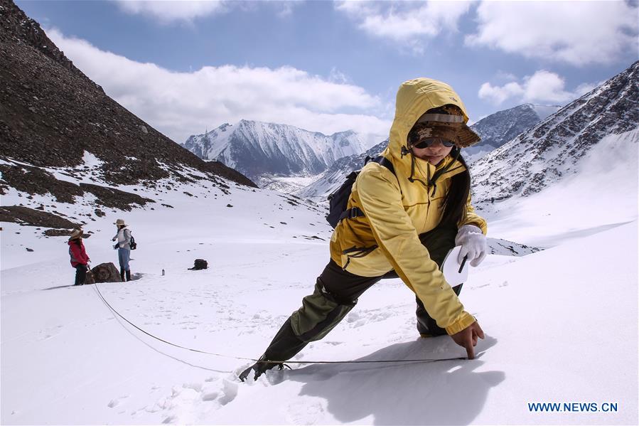 Scientists carry out 'body check' for Glacier No.1 in Tianshan Mountains